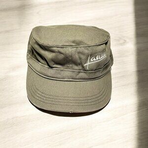 Lanai Hawaii Olive Green Military Style Cap With Adjustable Strap
